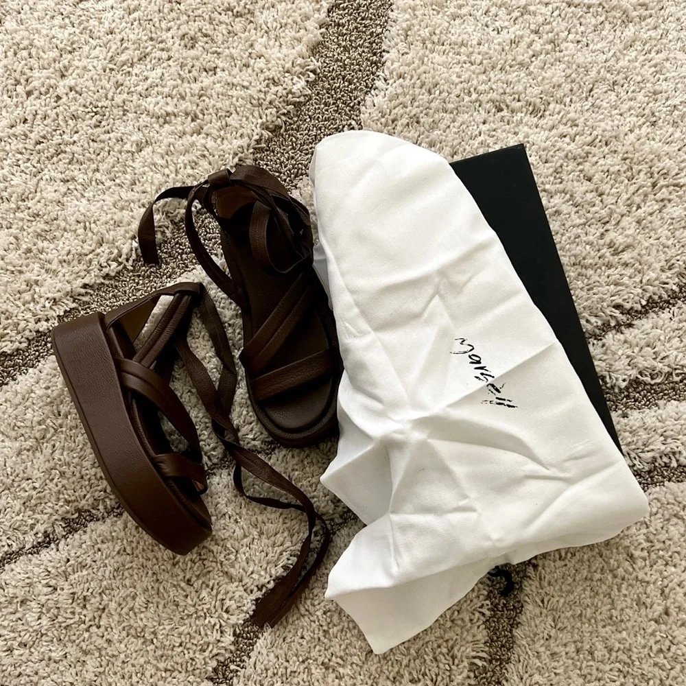 FINAL PRICE. BNIB Marsell Platform Tie Sandal